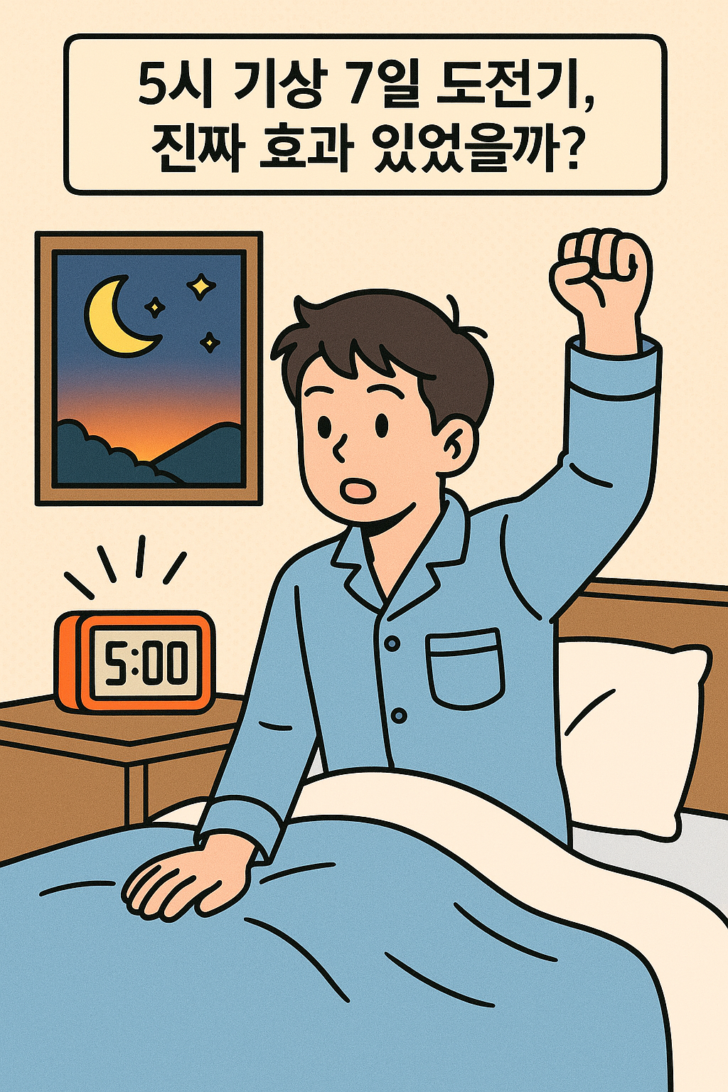 5시 기상 7일 도전기, 진짜 효과 있었을까?