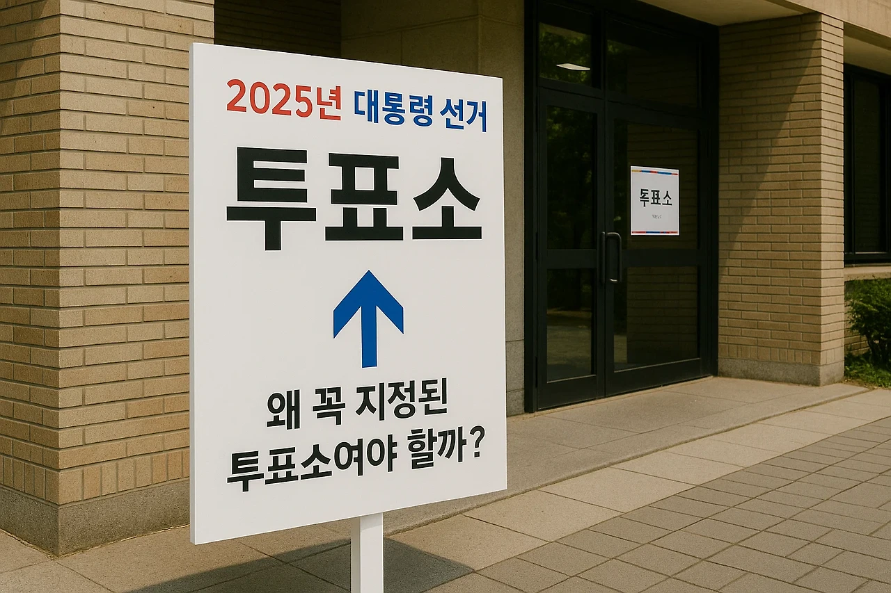 2025년 대통령 선거 투표소, 왜 꼭 지정된 투표소여야 할까??