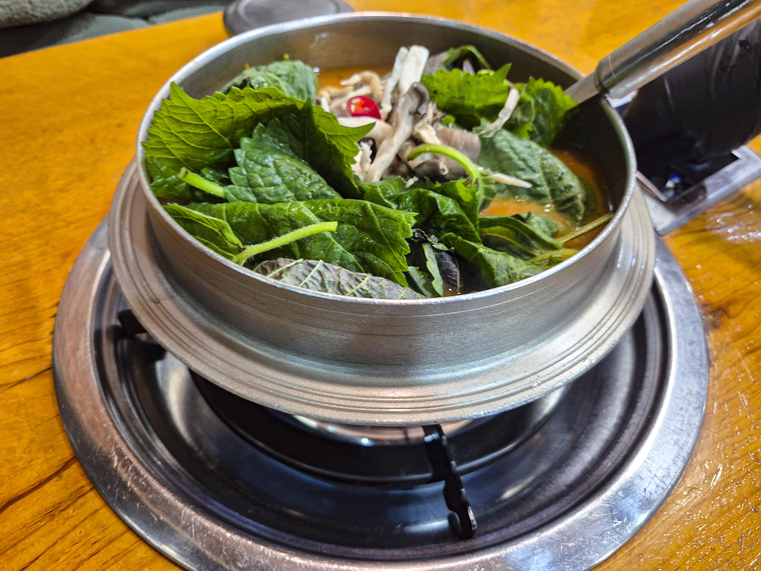 어죽 초기 모습. 2인분 1