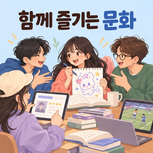 감상과 그림을 나누며 함께 즐기는 팬덤 문화