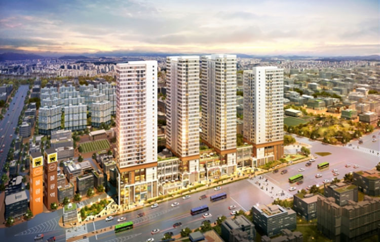 청년 안심주택 호반베르디움 스에이원 조감도