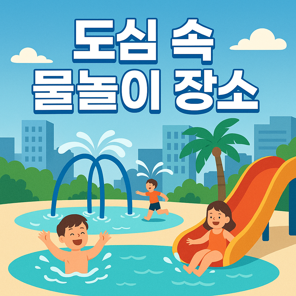 도심 속 물놀이 장소