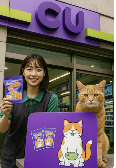 CU 편의점, 세계 고양이의 날 맞아 반려묘 간식 증정 이벤트! 관련 사진