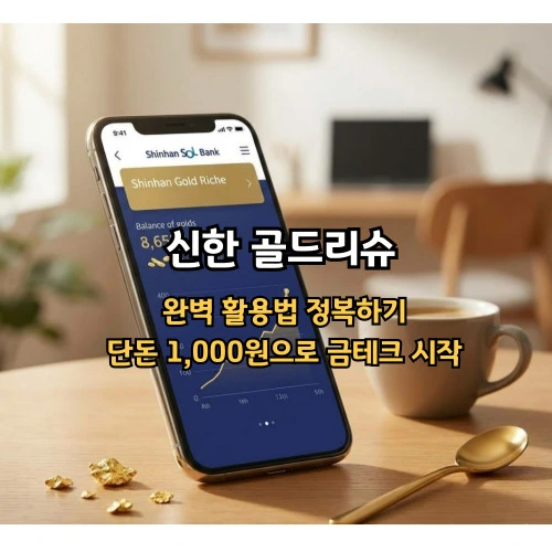 신한 골드리슈 ❘ 완벽 활용법 - 1,000원으로 금테크 시작하기