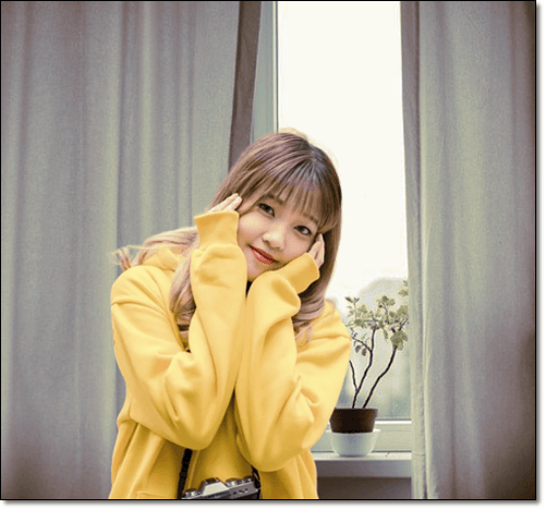 기분좋은 소녀