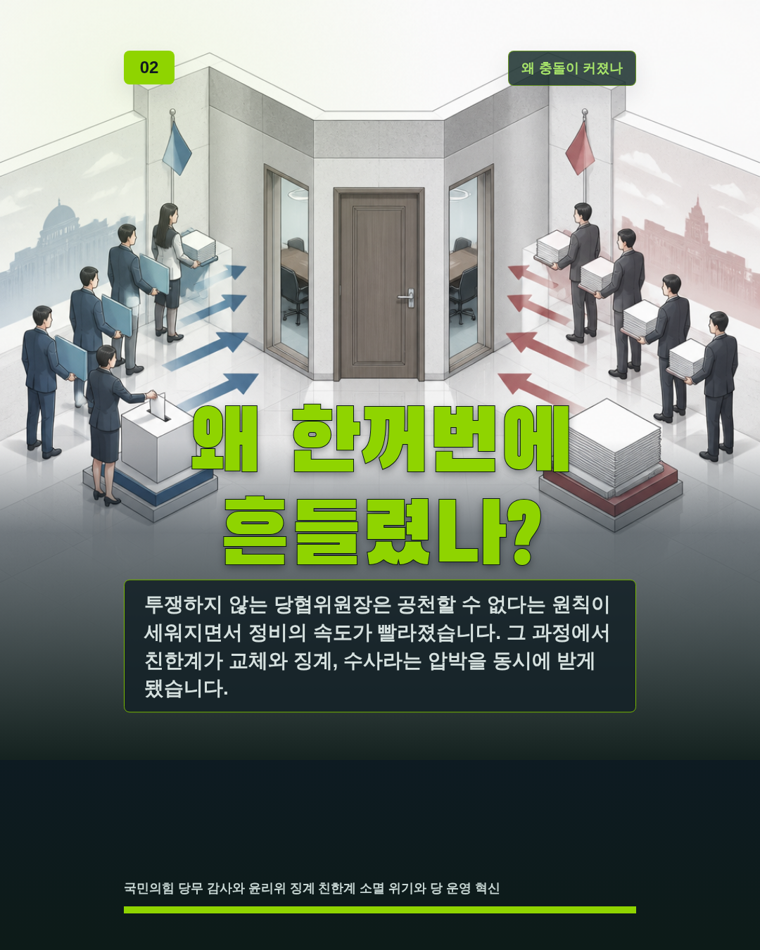 왜 한꺼번에 흔들렸나?