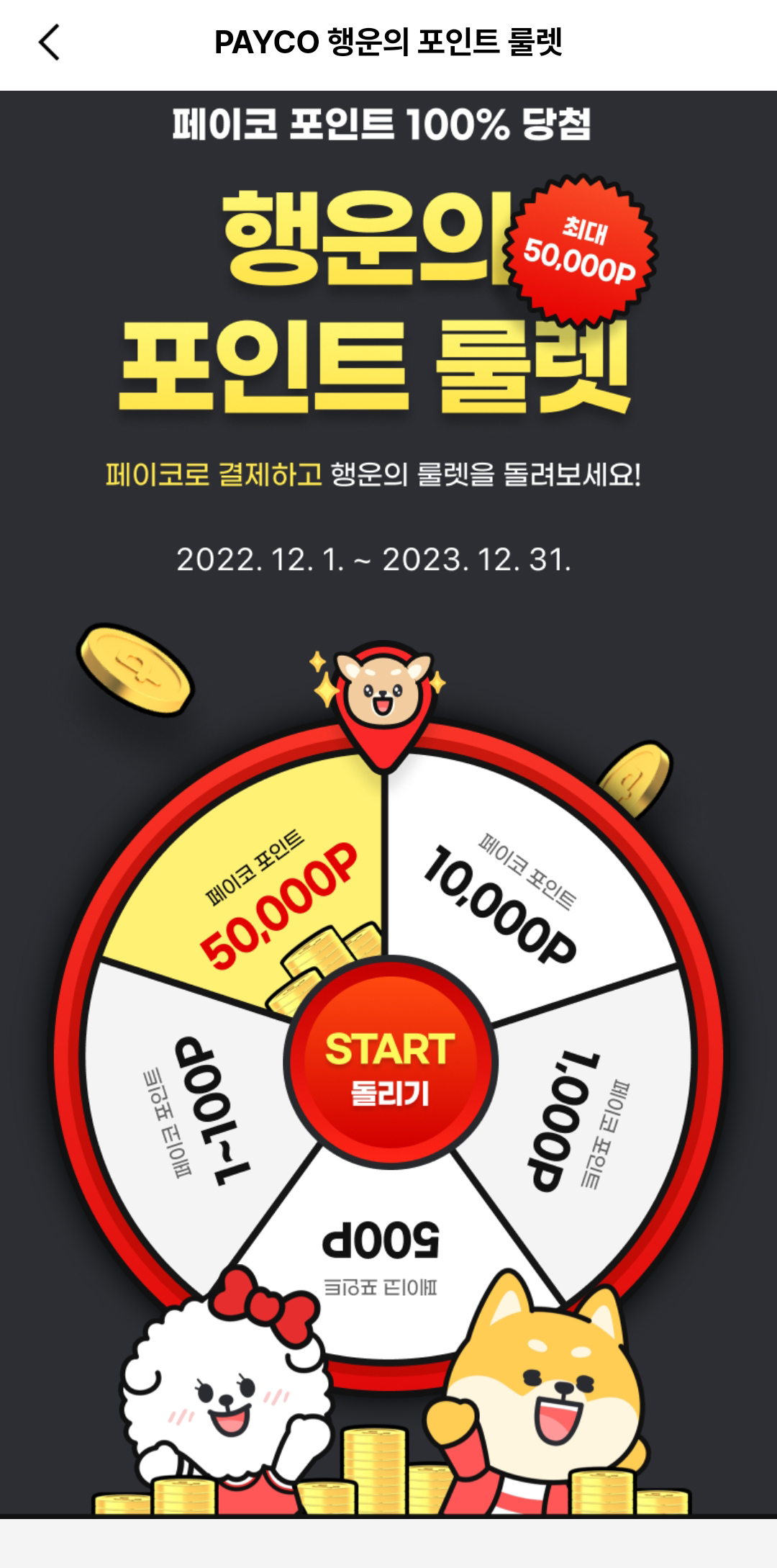 페이코 룰렛