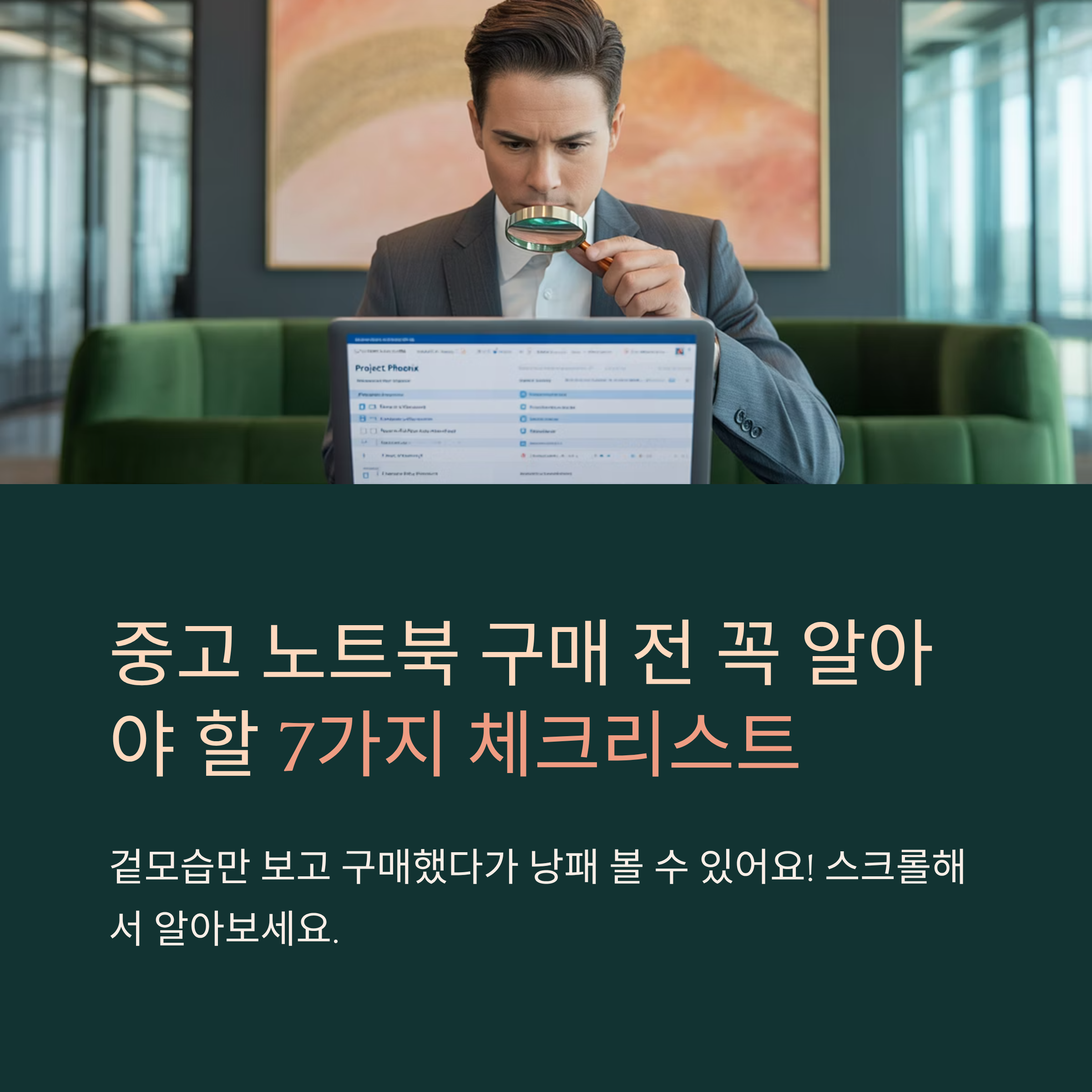 중고 노트북 구매 전 꼭 알아야 할 핵심 체크리스트