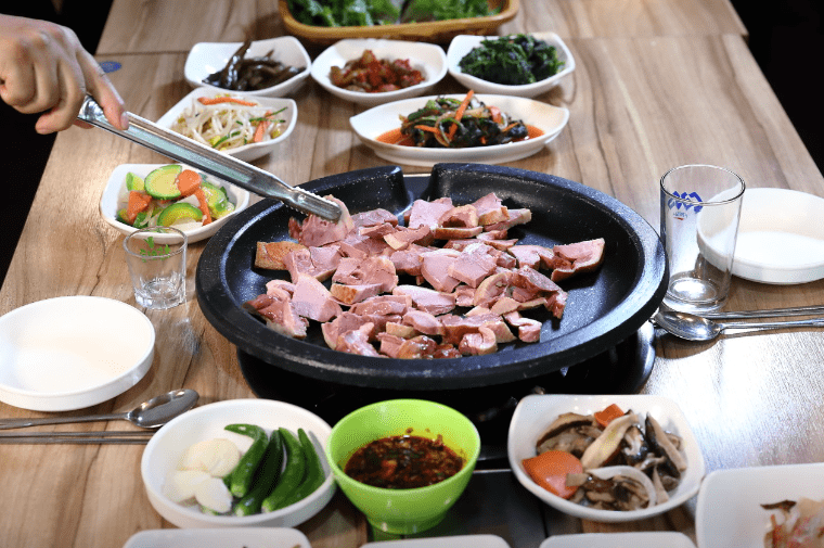 영월 맛집 "동강의아침" 음식