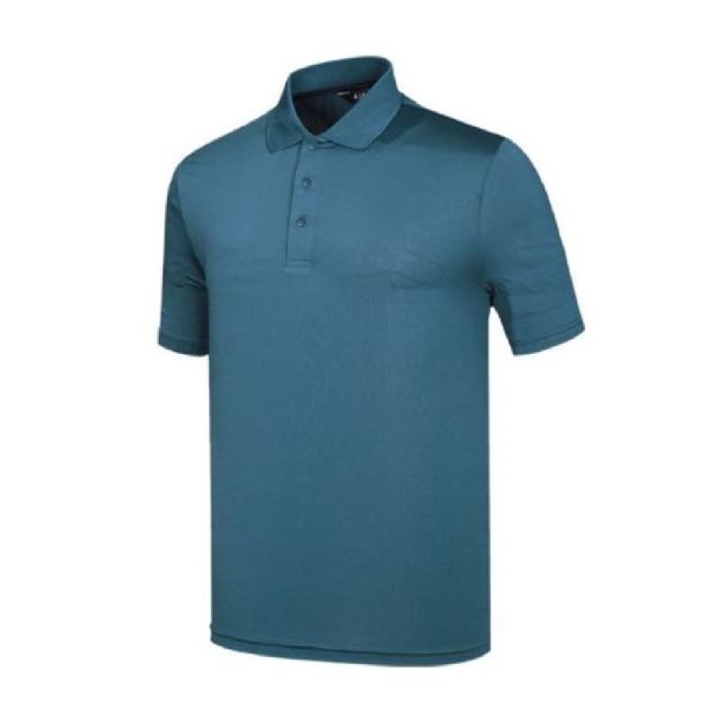 무지 카라티 청록색 반팔 남여공용 티셔츠 스판 - 티셔츠 반팔티