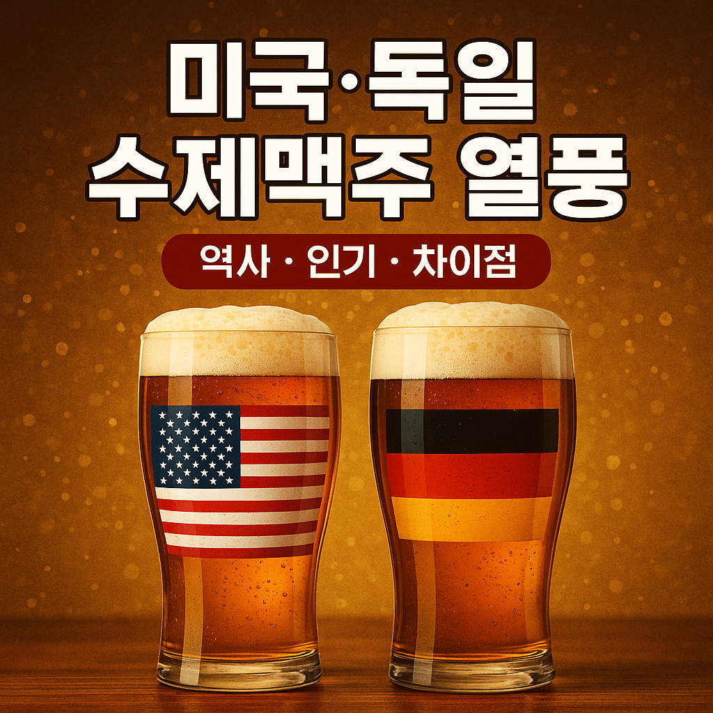 미국·독일 수제맥주 열풍 (역사, 인기, 차이점) 연관 이미지