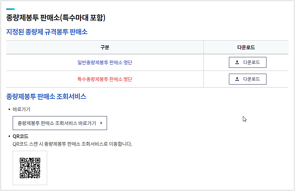 서울 영등포구 종량제봉투 파는 곳