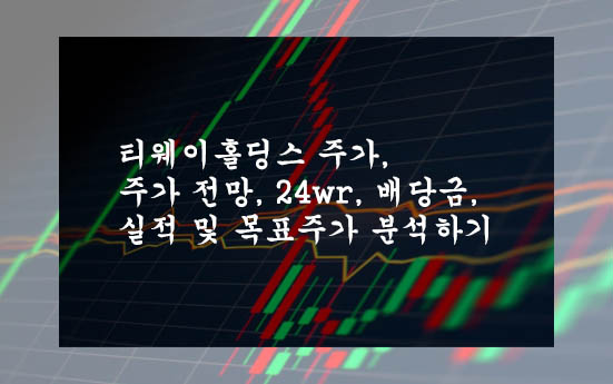 티웨이홀딩스 주가, 주가 전망, 24wr, 배당금, 실적 및 목표주가 분석하기