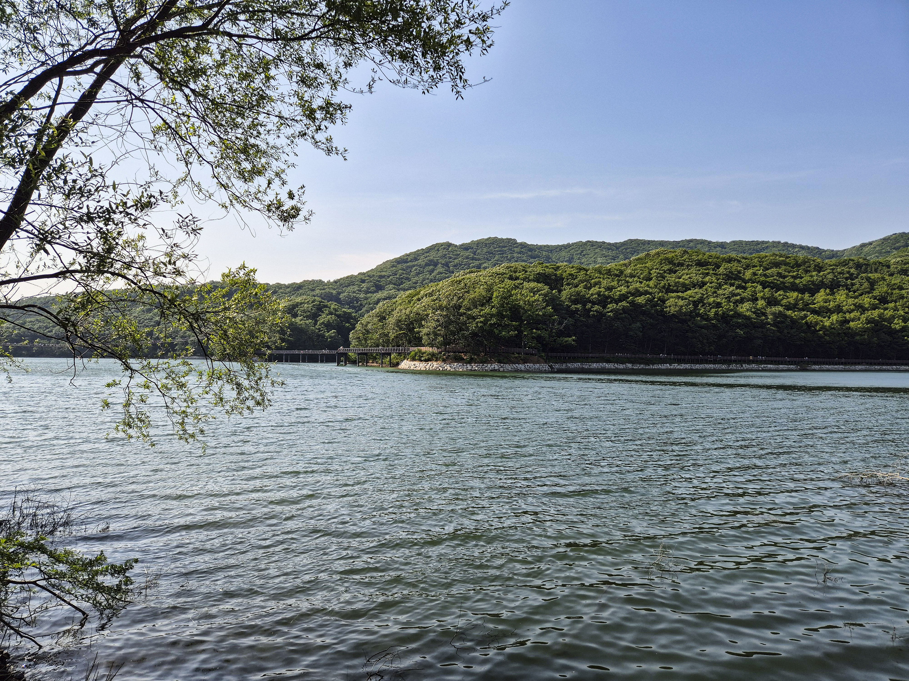 마장호수 출렁다리 둘레길