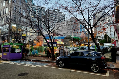 스케줄합정길가주차장