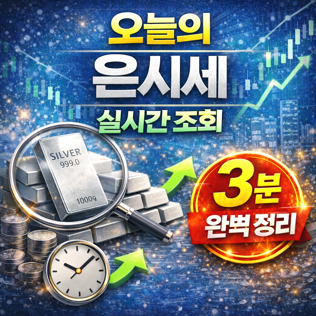 오늘의 은시세 실시간 확인하러 가기