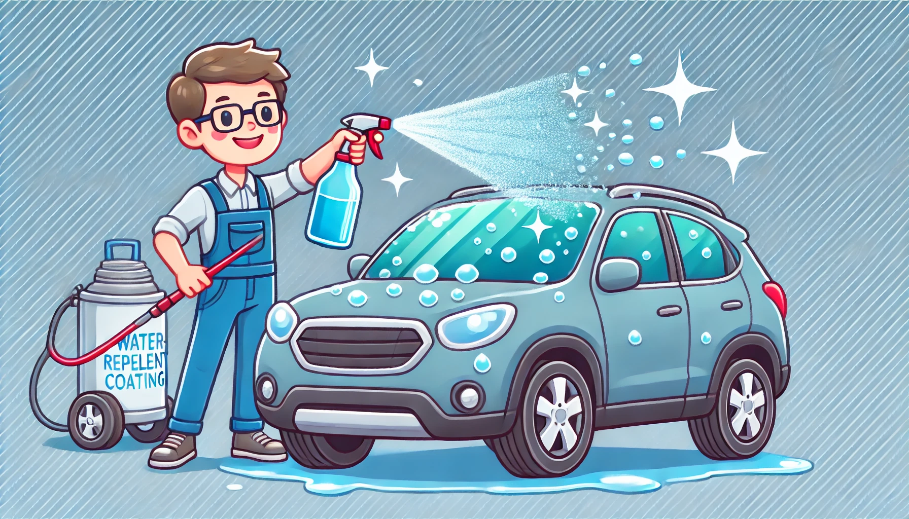 자동차 유리 발수 코팅 방법, 빗길 운전이 편해지는 꿀팁