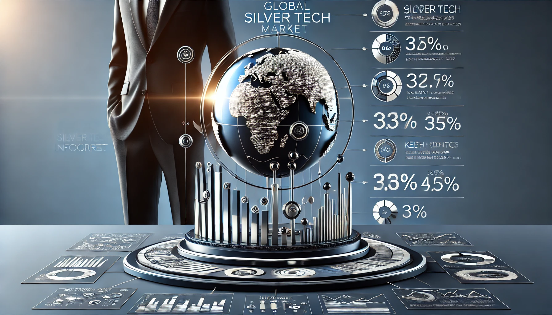 글로벌 실버테크 시장 규모 차트