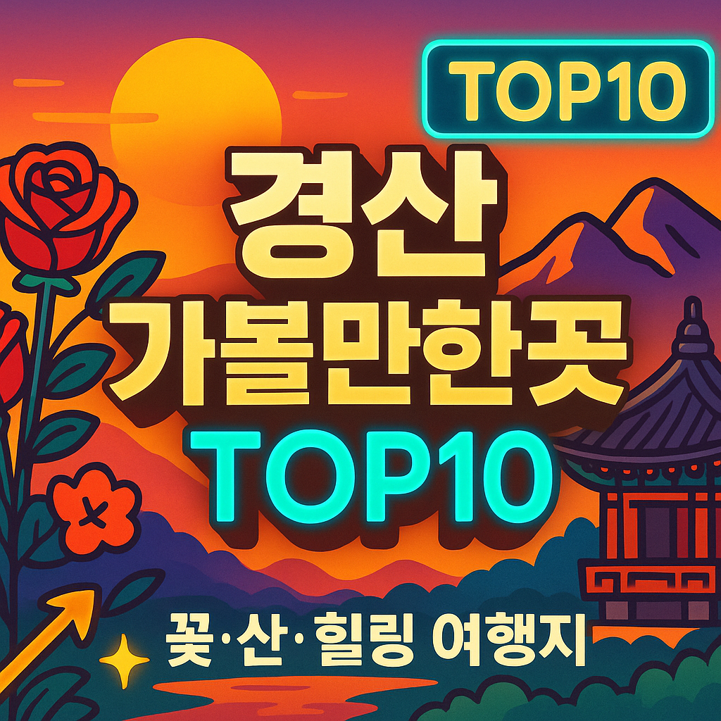 경산 가볼만한곳 베스트10