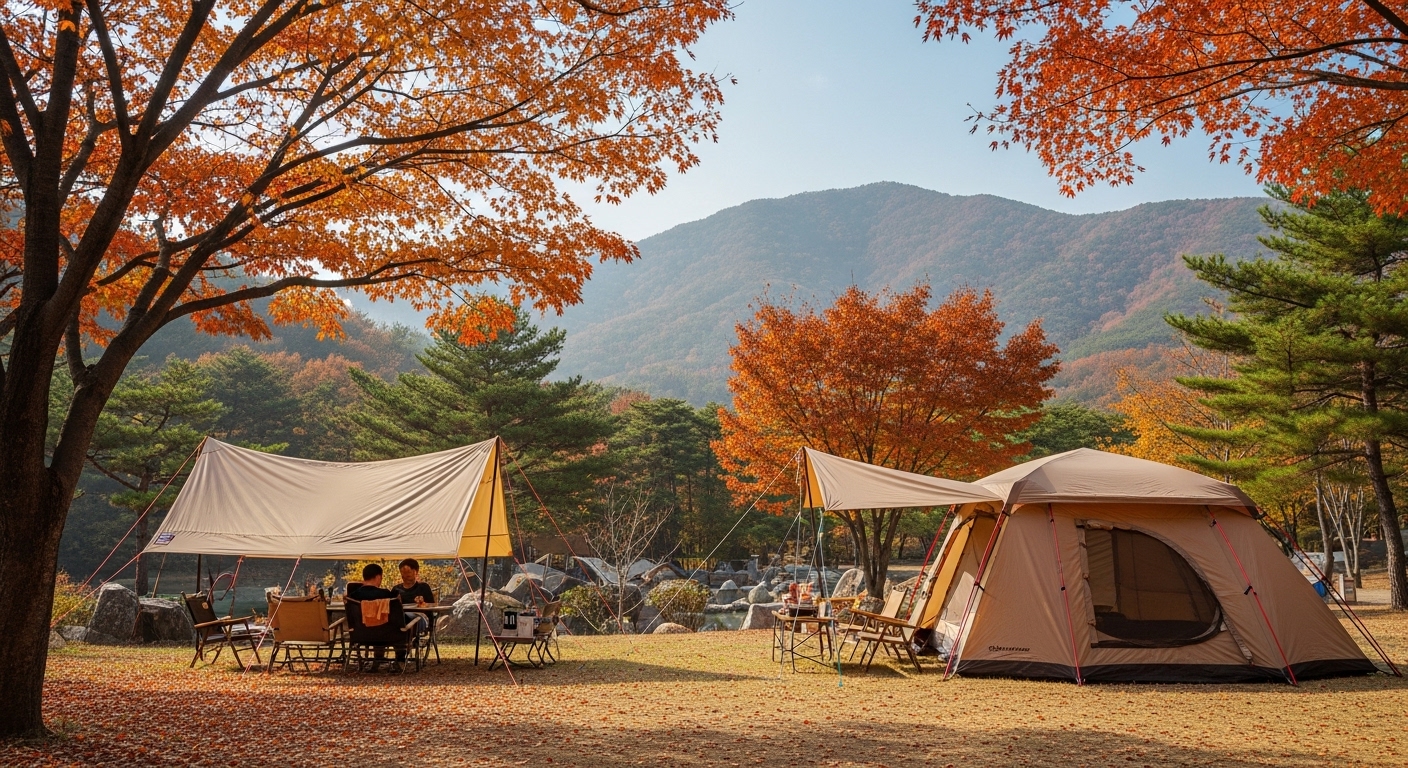 가을 인기 캠핑