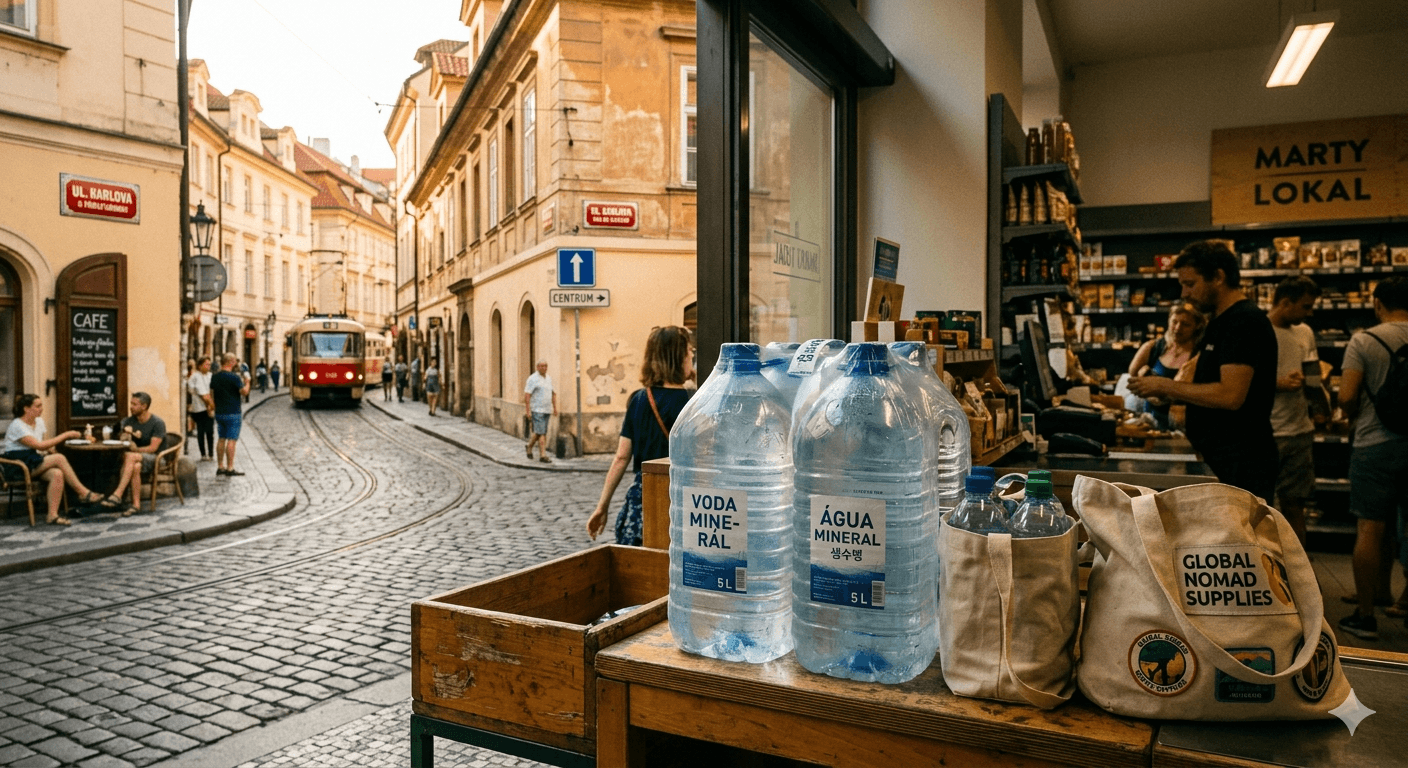 노마드 정착의 첫 단추, 충분한 수분 확보와 로컬 마켓 탐방