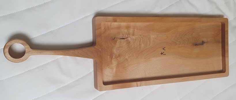 지인이 직접 제작한 원목 트레이