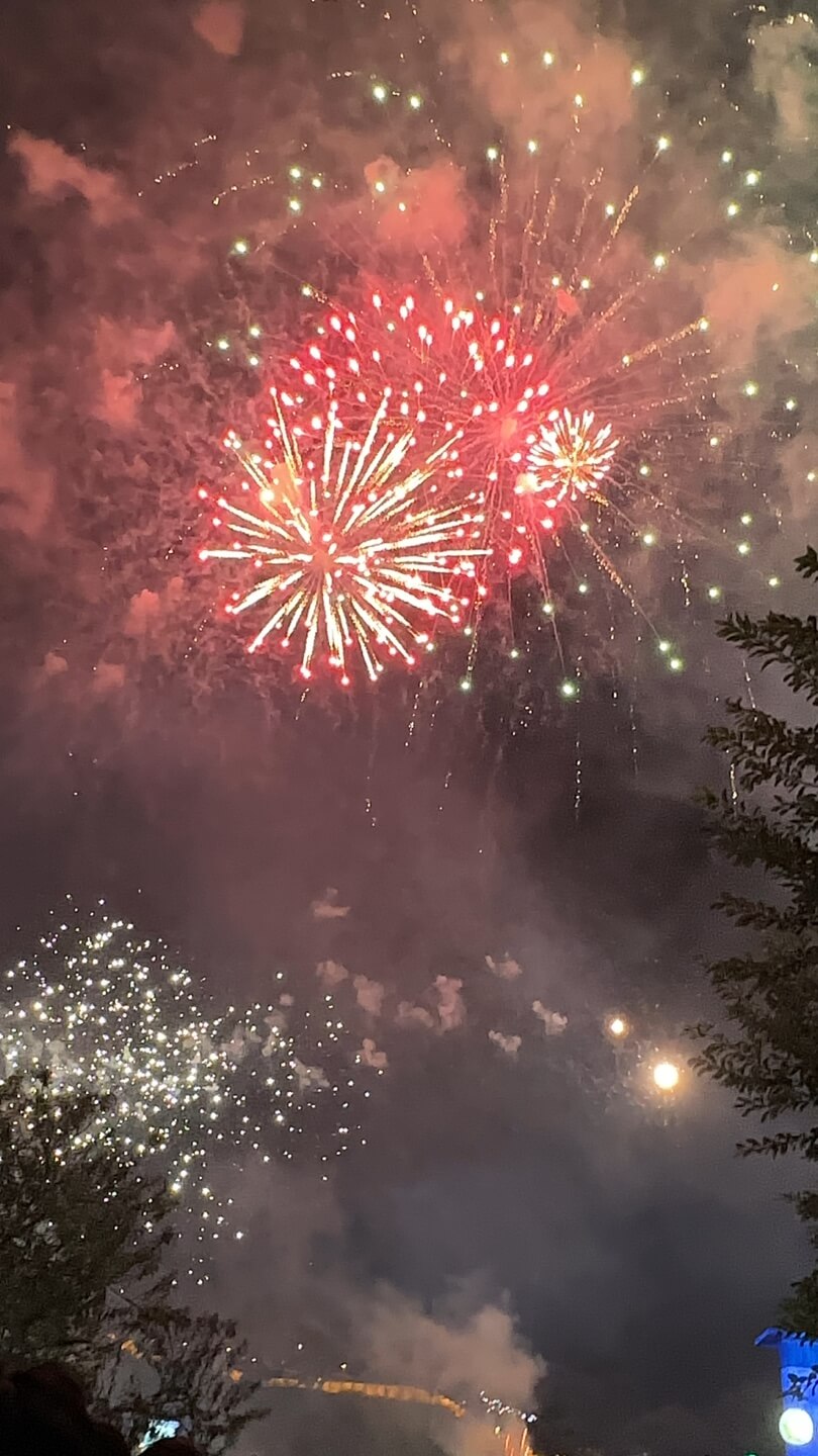진주남강유등축제 불꽃놀이