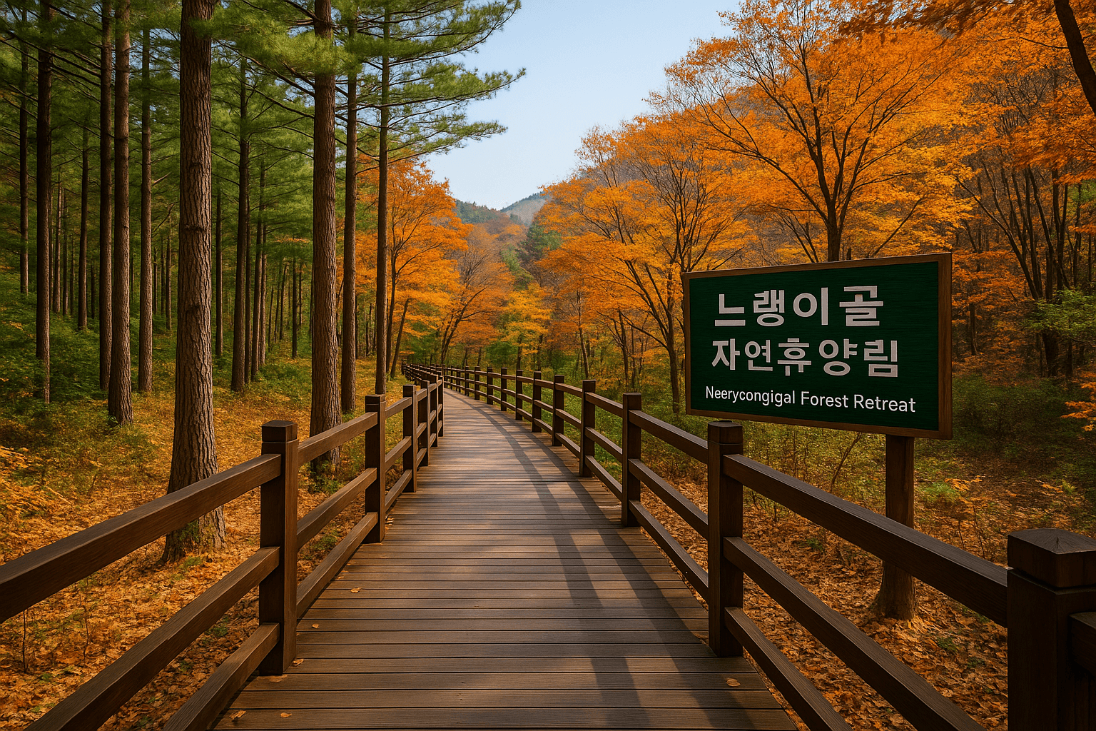 11월 광양 느랭이골 자연휴양림에서 즐기는 산책과 깊은 숲의 치유 여행기