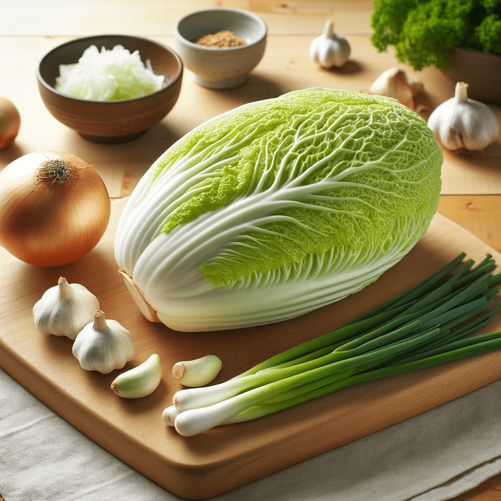 The traditional Korean food, "Kimchi"