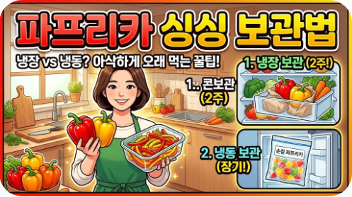 파프리카 보관법