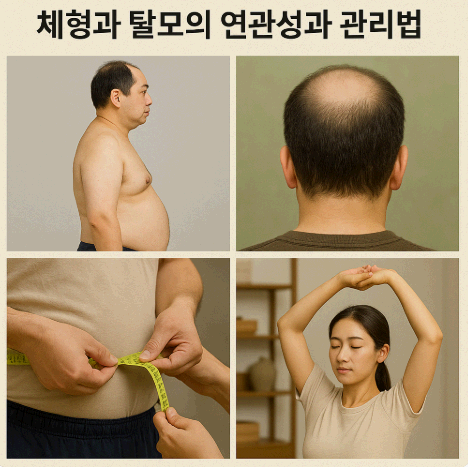 체형과 탈모의 연관성과 관리법