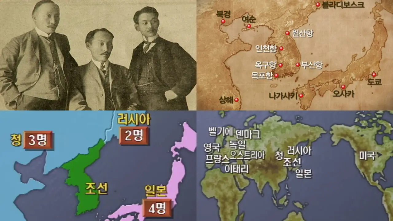 헤이그 사건과 대한제국 각 지역과 아시아, 세계에 파견된 비밀 요원 자료