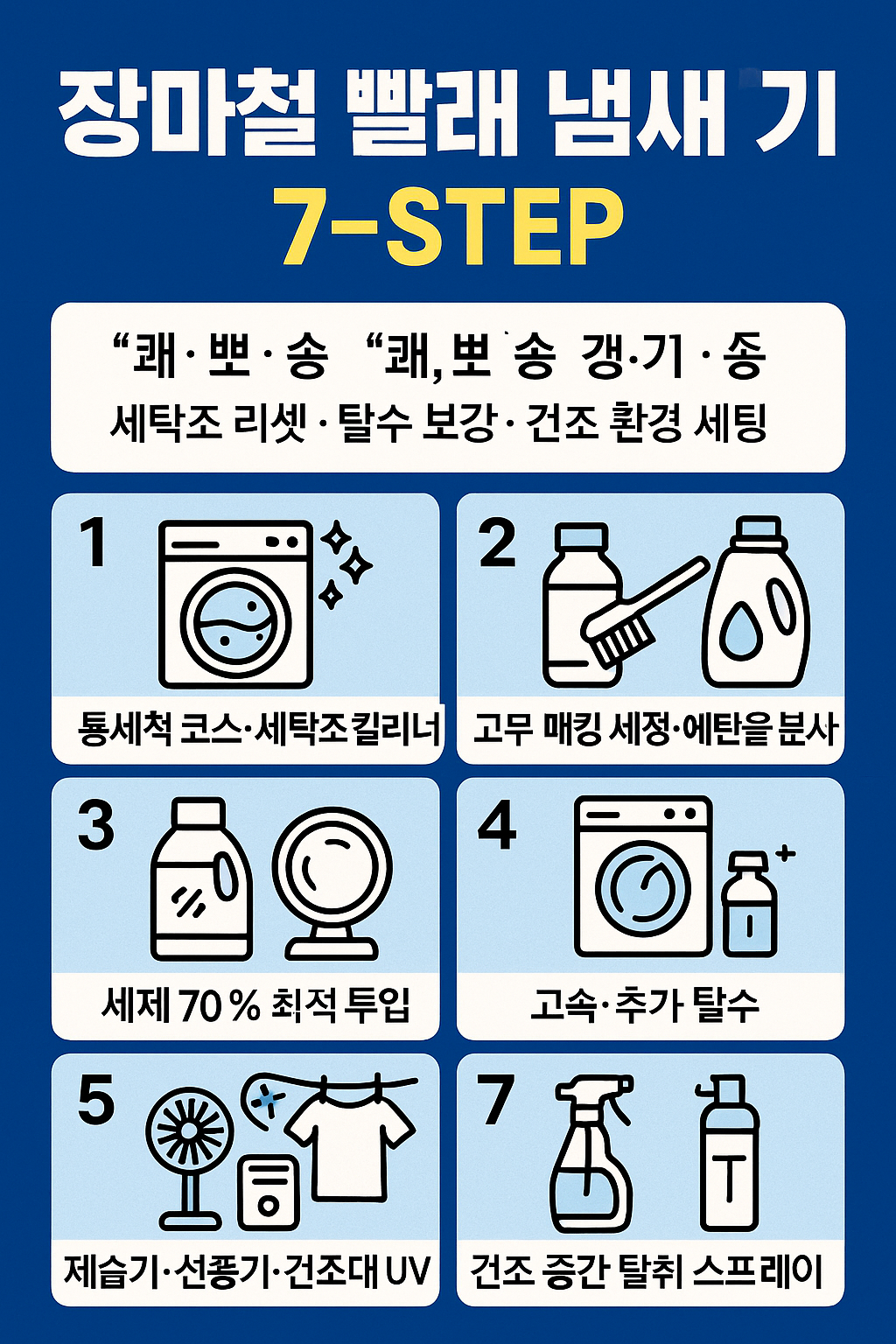 장마철 빨래