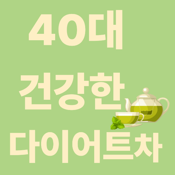 40대 다이어트 차