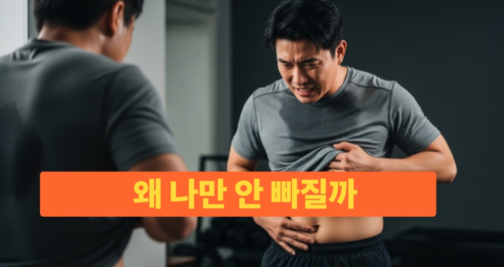 운동 후 뱃살 고민