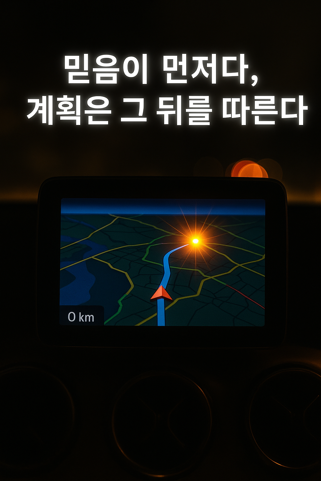 믿음이 먼저다, 계획은 그 뒤를 따른다