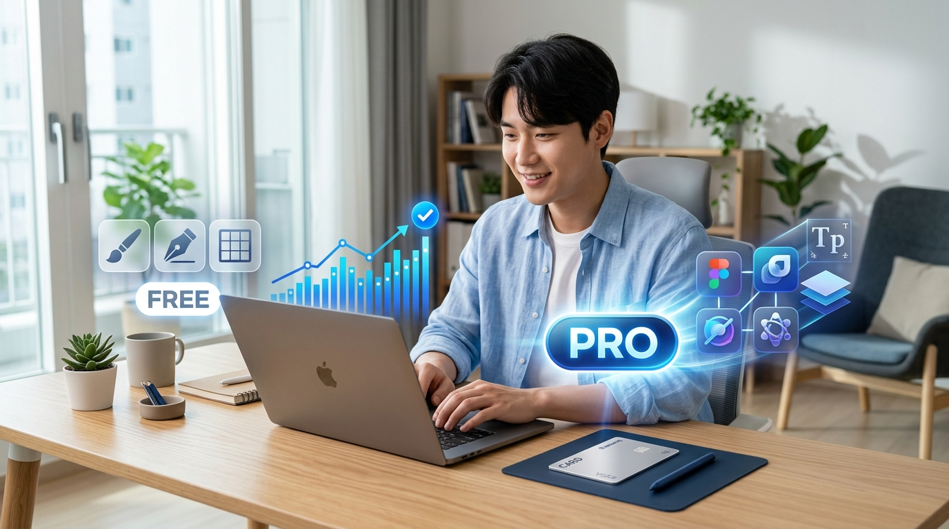 무료와 Pro 비교