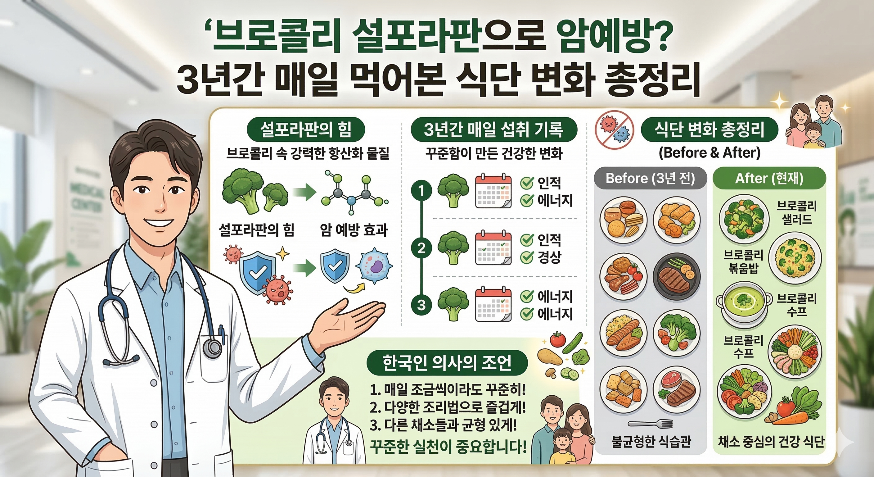브로콜리 설포라판으로 암예방