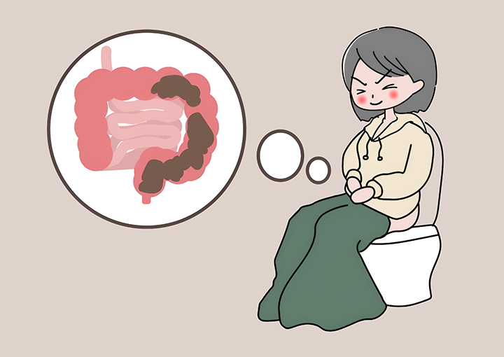 변비로-고통스러운-여성