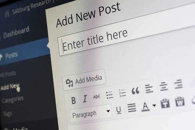 the blog post page is shown on the screen
