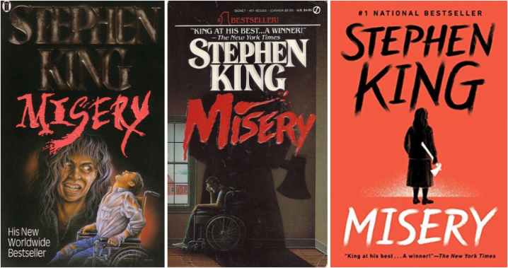 스티븐 킹 미저리 표지