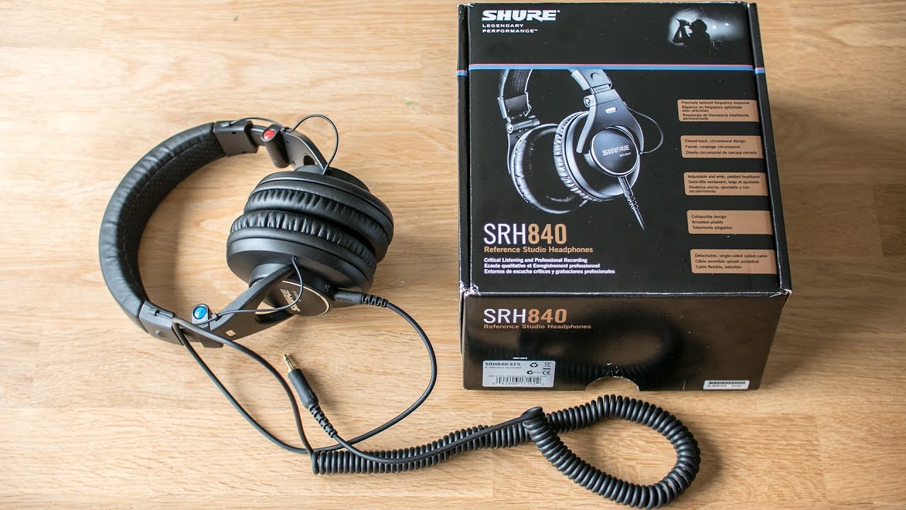Shure SRH840 전문 모니터링 헤드폰