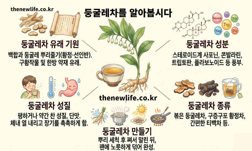 둥굴레차 효능 기본정보