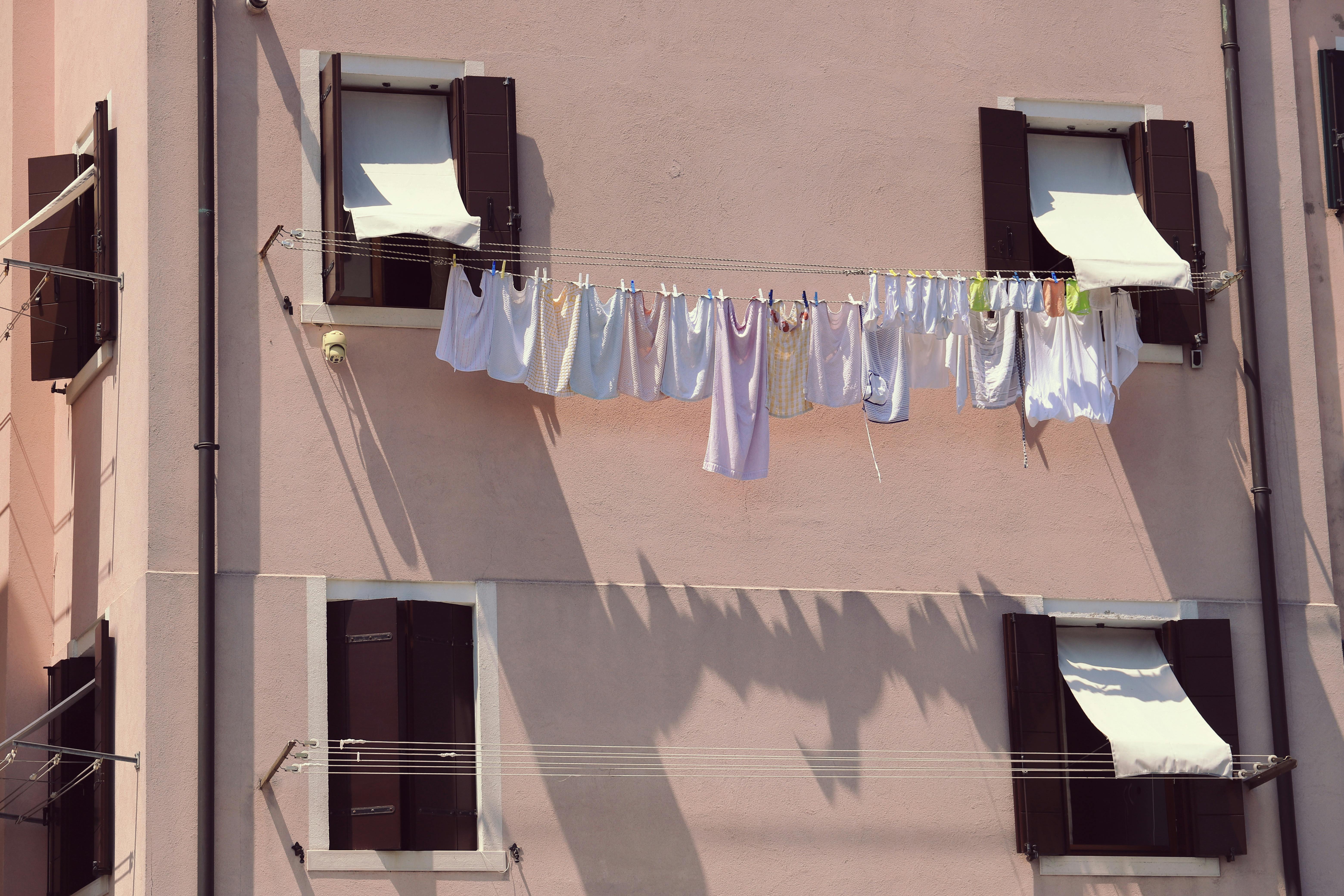 이동식 대형 빨래건조대 모습