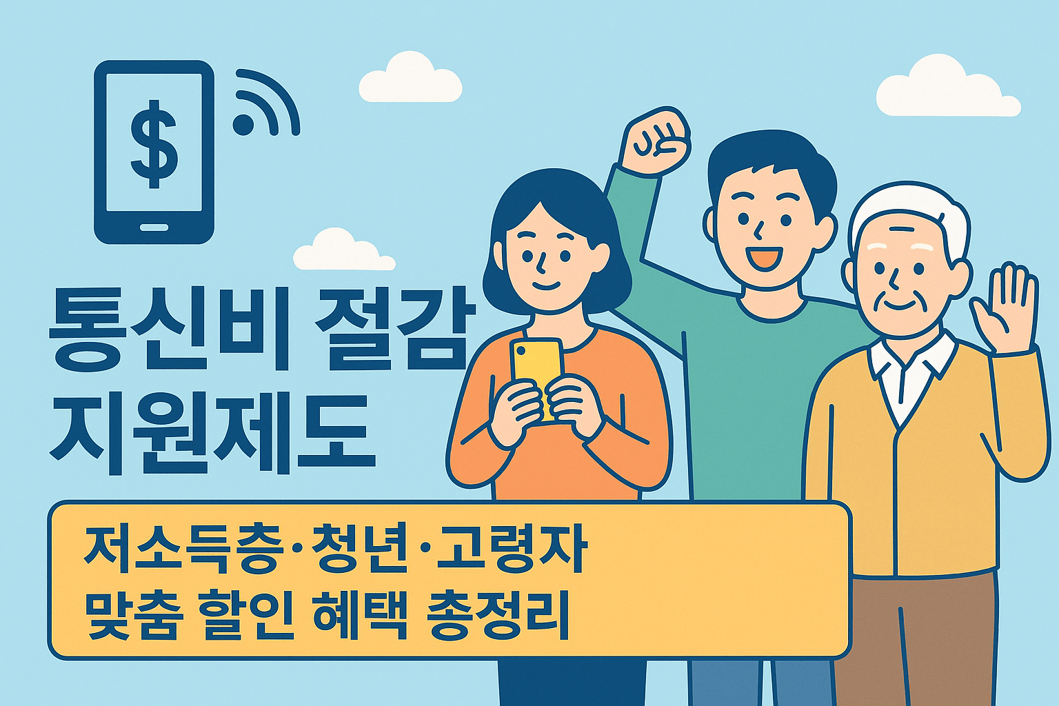 통신비 절감 지원제도: 저소득층·청년·고령자 맞춤 할인 혜택 총정리