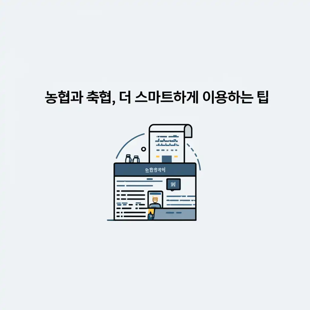 농협과 축협을 더 효율적으로 활용하기 위한 실용적인 팁과 노하우를 담은 이미지