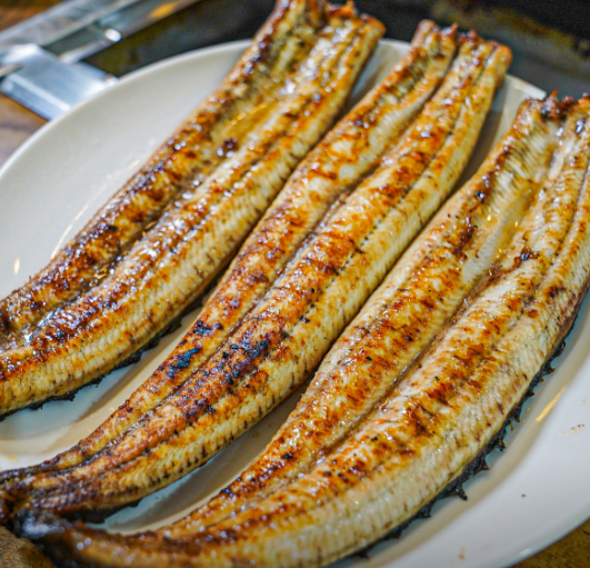 짚불로의 장어구이