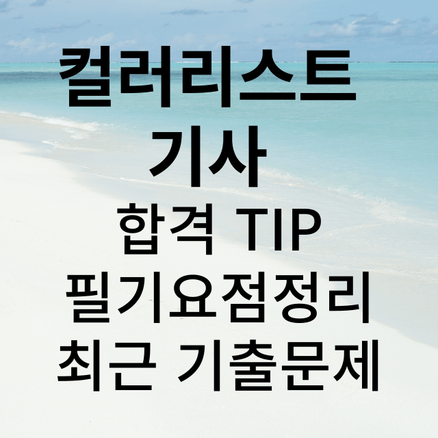 컬러리스트기사