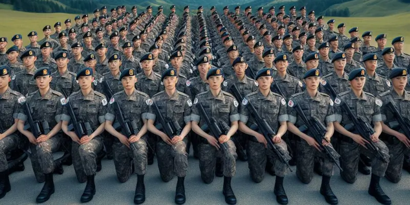 한국 예비군의 모습