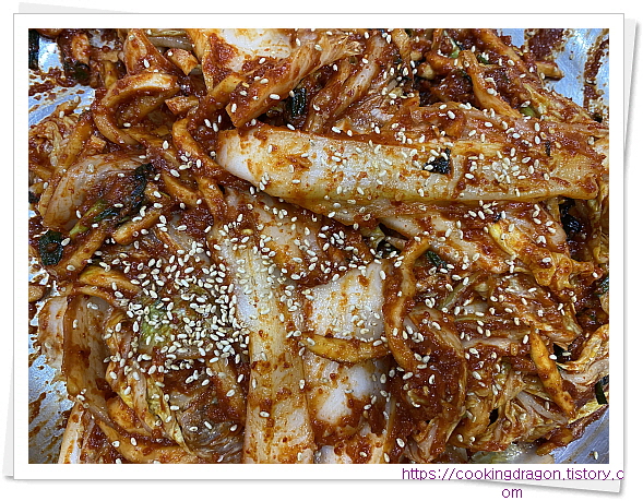 겉절이김치